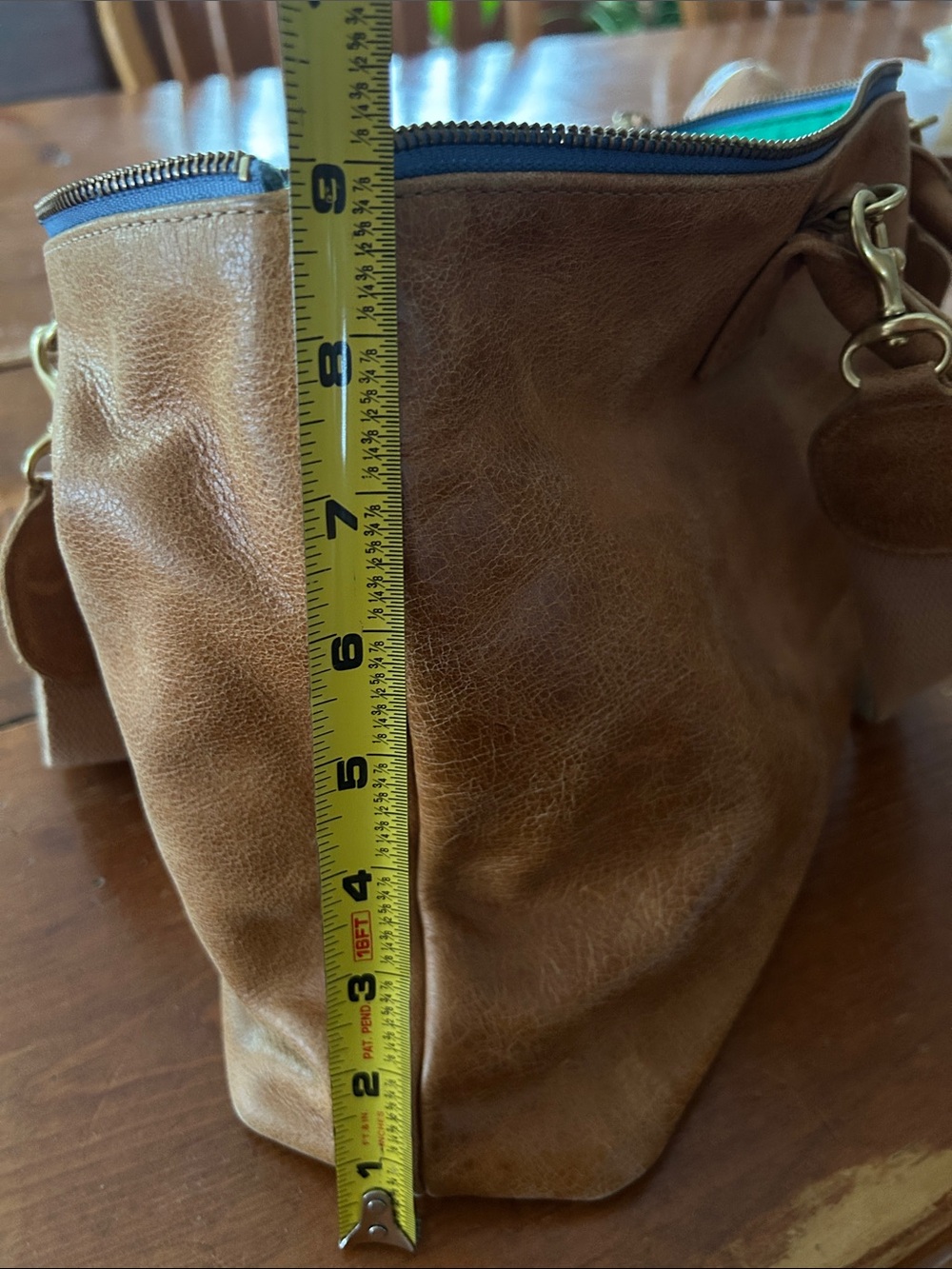 Blair Ritchey Genuine Leather Bag, Mini Hugh in HONEY - Picture 13 of 15